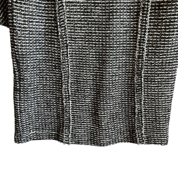 Massimo Dutti Shift Dress Medium Black & White Tweed - Picture 4 of 15
